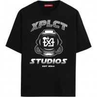 Xplct Heren T-shirt Zwart XPL-2507-08/10 Apollo tee