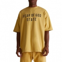 Fear Of God T-shirt Geel Jersey Amber