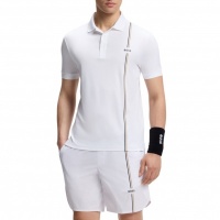 Boss Heren Polo Wit 50563363/100 TOC Game 3