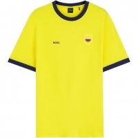 Boss Heren T-Shirt Geel 50562134/741 Ts Bb Bc Lux