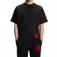 Boss Heren T-Shirt Zwart 50559676/001 Dorox Rb