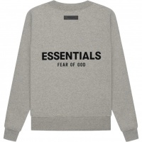 Fear Of God Trui Grijs Crewneck Dark Oatmeal