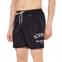 Iceberg Heren Korte Broek Zwart ICE25MBM01