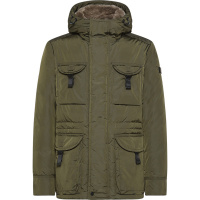 Peuterey Heren Jas Groen Peu4115/690 Aiptek Nbe 03 Fur