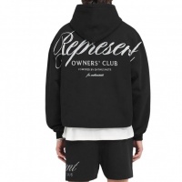 Represent Heren Trui Zwart Owners Club Script Hoodie