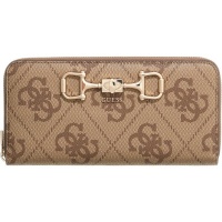 Guess Dames Portemonnees Bruin SWOS99-24146/LTL Janie Logo Slg Lrg Zip Around