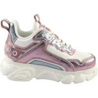 Buffalo Dames Sneakers Wit 1636468/WhtPnk Cld Chai