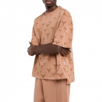 Carlo Colucci Heren T-Shirt Bruin C3576/52G