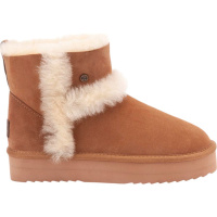 Warmbat Dames Laars Bruin WLY3761/25 Wallaby Plateau Wool