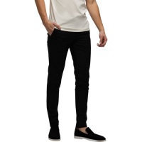 Tria D'oro Heren Broek Zwart TD1800/BLK Pantalon Elastical Waistband