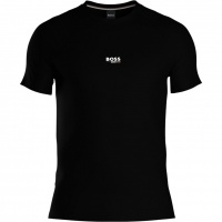 Boss Heren T-shirt Zwart 50517970/005 T Shirt Rn Slim Fit