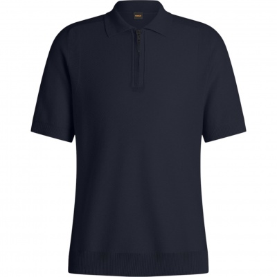 Foto van Boss Heren Polo Blauw 50546173/404 Kancello
