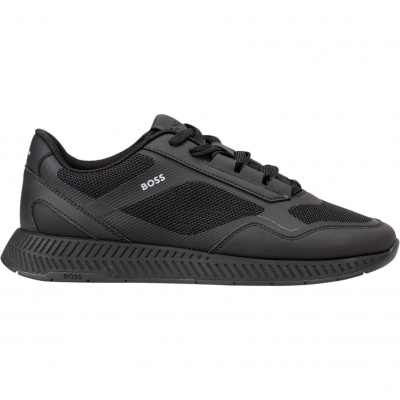 Foto van Boss Heren Sneakers Zwart 50568928/005 Titanium