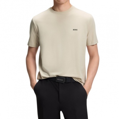 Foto van Boss Heren T-Shirt Bruin 50506373/275