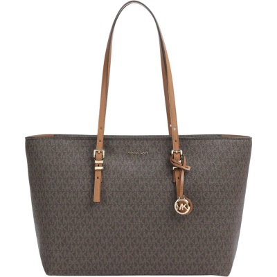 Michael Kors Dames Tas Bruin 30T5GQNT9B/252 Quinn Tote Foto van Michael Kors Dames Tas Bruin 30T5GQNT9B/252 Quinn Tote