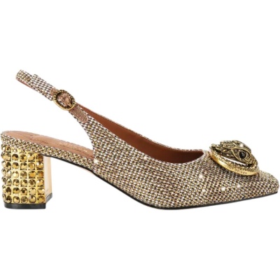 Foto van Kurt Geiger Dames Schoen Goud 3415040609/225 Chelsea Block