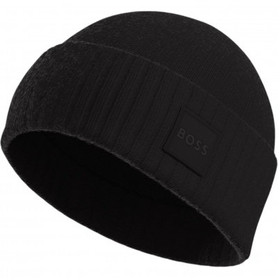 Foto van Boss Heren Muts Zwart 50522447/001 Akaio_R_Hat