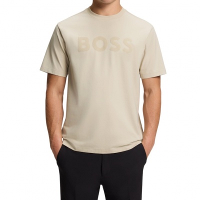 Foto van Boss Heren T-Shirt Bruin 50553636/272 Ts Iconic Logo