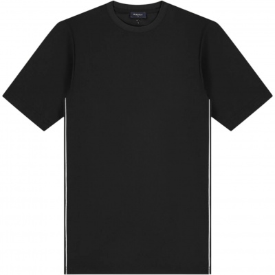 Foto van Tria D'Oro Heren T-shirt Zwart TRTP/BLK Travel T-Shirt Piped
