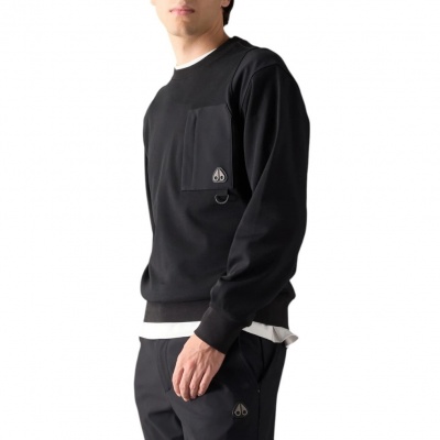 Foto van Moose Knuckles Heren Trui Zwart M35MS618/292 Dalon Crew