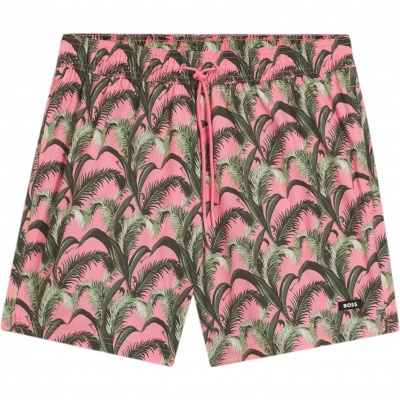 Foto van Boss Heren Korte Broek Roze 50561145/685 Pike