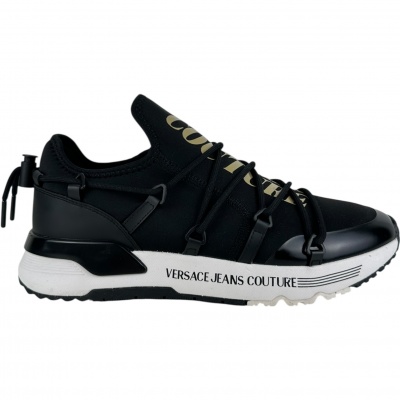 Versace Couture Heren Sneakers Zwart 80YA3SA6-ZSE16/899 Dynamic Foto van Versace Couture Heren Sneakers Zwart 80YA3SA6-ZSE16/899 Dynamic