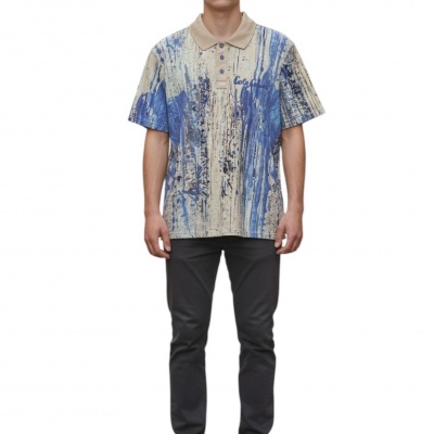 Foto van Carlo Colucci Heren Polo Blauw C4119/591