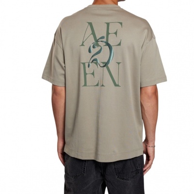 Foto van Aeden Heren T-shirt Groen A22243064/318 Mourino Tee