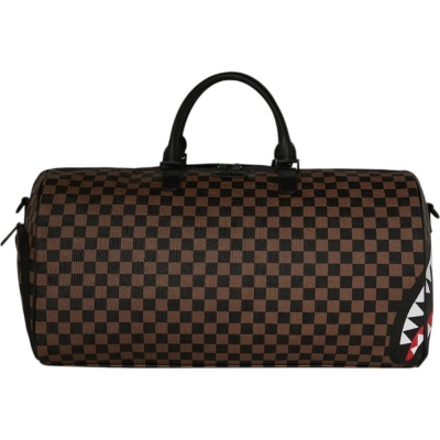 Foto van Sprayground Tas Bruin 910D8235 Check 2 Emboss Duffle