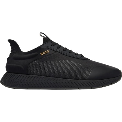 Foto van Boss Heren Sneakers Zwart 50573556/005 Titanium