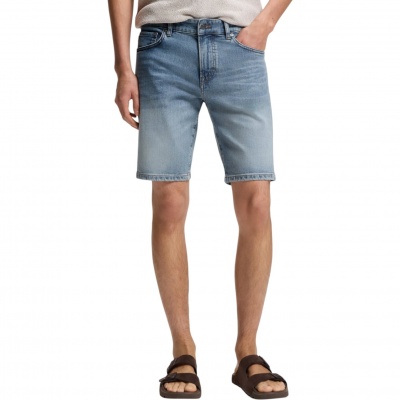 Foto van Boss Heren Korte Broek Blauw 50559892/456 Re.Maine