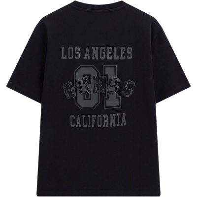 Foto van Guess Dames T-shirt Zwart V6YI21-K4552/JBLK Siria