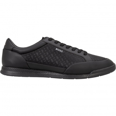 Foto van Boss Heren Sneakers Zwart 50552890/005 Nitan_Tenn_mn