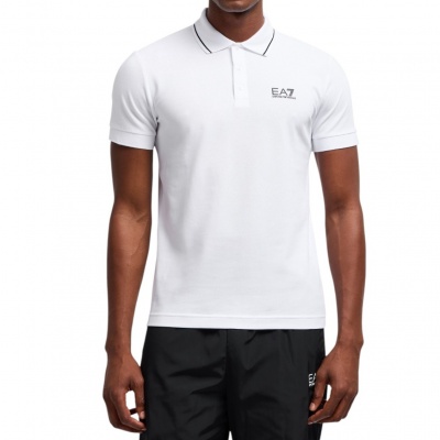 Foto van Armani Ea7 Heren Polo Wit 8NPF16-PJVUZ/1100