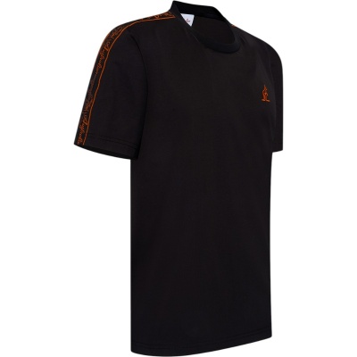 Foto van Australian Heren T-shirt Zwart SPUTS0026/003 Kings Cotone