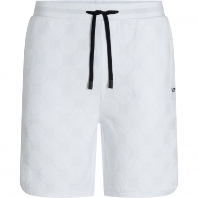 Foto van Boss Heren Korte Broek Wit 50558883/100 Jt Member Short