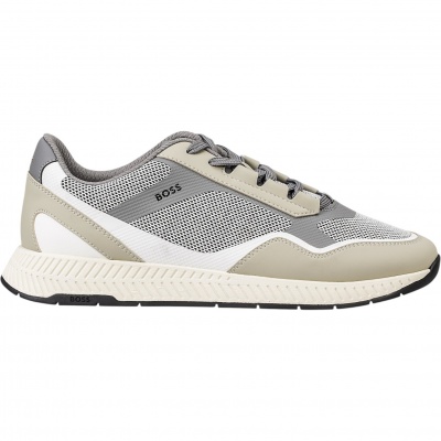 Foto van Boss Heren Sneakers Bruin 50568928/285 Titanium