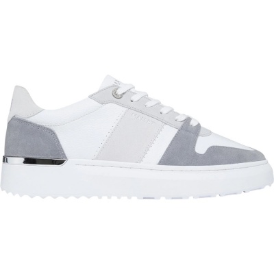 Foto van Mallet London Heren Sneaker Wit TE1124/WHTGRY Hoxton Lite
