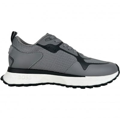 Foto van Boss Heren Sneakers Grijs 50513195/061 Jonah_Runn_meth