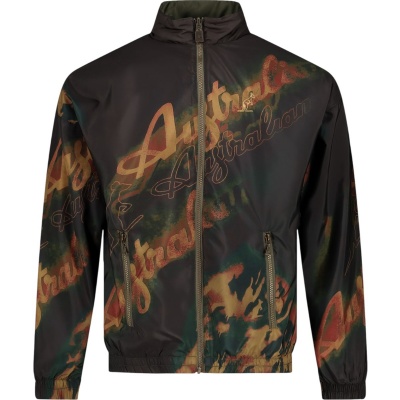 Foto van Australian Heren Jas Groen ARUGC0011/104 Giacca Reversibile All Over Print Acetato Smash
