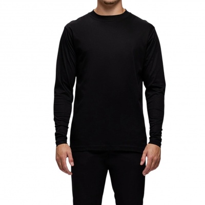 Tria d'Oro Heren T-shirt Zwart LST/BLK Longsleeve Foto van Tria d'Oro Heren T-shirt Zwart LST/BLK Longsleeve