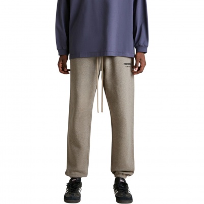 Foto van Fear Of God Broek Grijs Fleece Dark Heather Pants