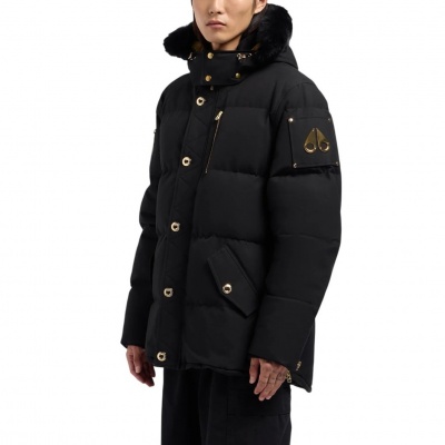 Foto van Moose Knuckles Heren Jas Zwart M35MJ128GS/305 Gold 3Q Jacket