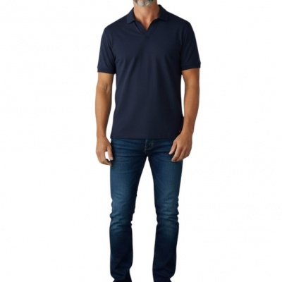 Foto van Peuterey Heren Polo Blauw PEU5847/215 New Helgo