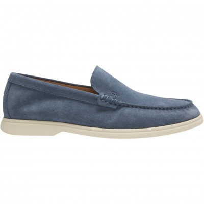 Foto van Boss Heren Loafer Blauw 50543083/462 Sienne Loaf Sd N