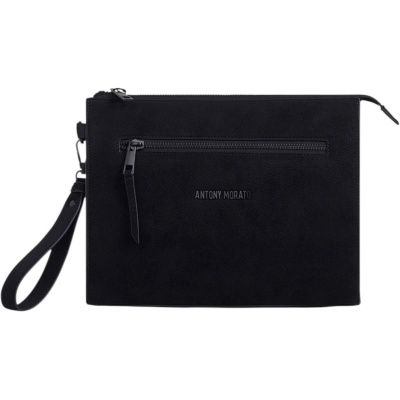 Foto van Antony Morato Heren Tas Zwart MMAB00499/9000 Clutch