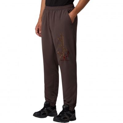 Foto van Australian Heren Broek Bruin ARUPA0017/023 Pantaloni Microtouch Bumper Logo