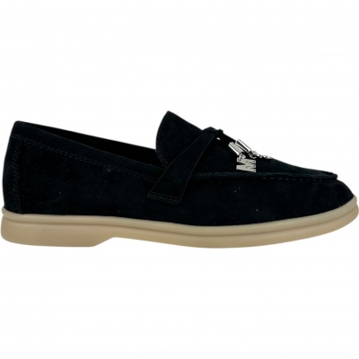 Steve Madden Dames Loafers Zwart SM11003148/015 Portland Foto van Steve Madden Dames Loafers Zwart SM11003148/015 Portland