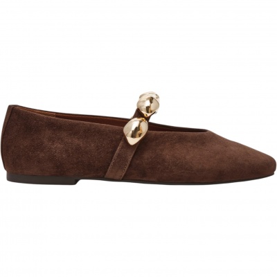 Foto van Steve Madden Dames Ballerina Bruin SM11005437/880 Poppin