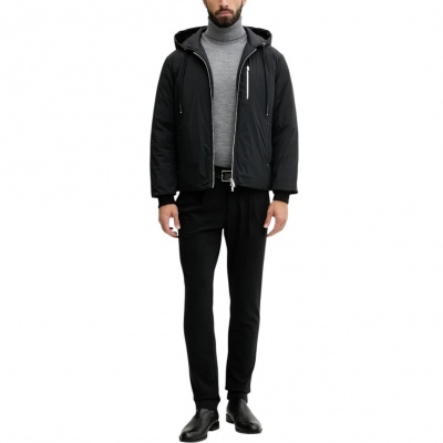 Moose Knuckles Heren Jas Zwart M35MJ210/292 Northdale Hooded Jacket Foto van Moose Knuckles Heren Jas Zwart M35MJ210/292 Northdale Hooded Jacket